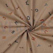 POPLIN LETTERS SAND (thumbnail) #2