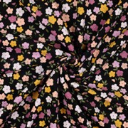 BABYCORD SMALL FLOWERS BLACK (thumbnail) #2