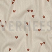 RIB JERSEY HEARTS NATURAL (thumbnail) #2