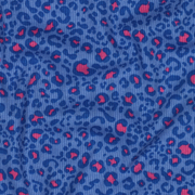 RIB JERSEY ANIMAL SKIN COBALT (thumbnail) #2