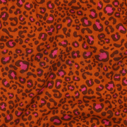 RIB JERSEY ANIMAL SKIN ORANGE (thumbnail) #2