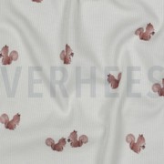 RIB JERSEY DIGITAL FOREST ANIMALS WHITE (thumbnail) #2