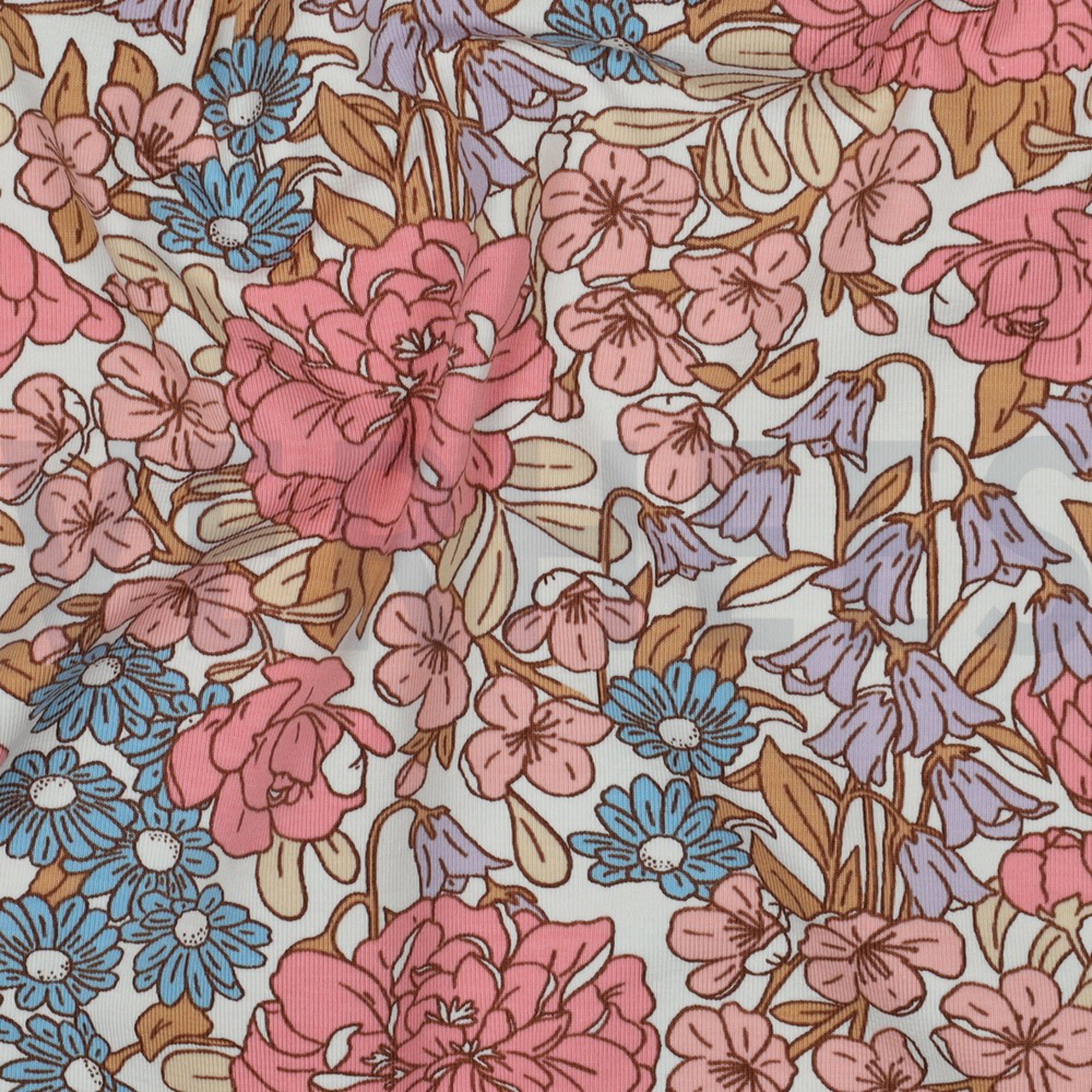 JERSEY FLOWERS OFF-WHITE (high resolution) #2