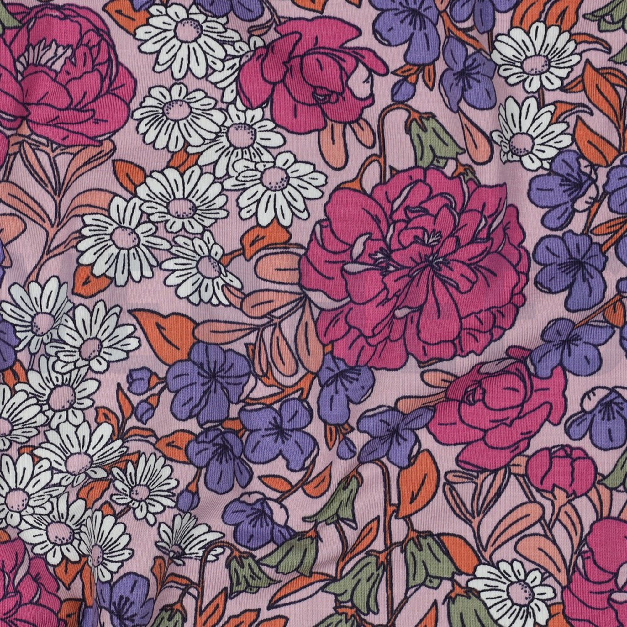 JERSEY FLOWERS ROSE (high resolution) #2