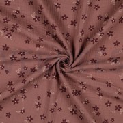 MUSSELIN KLEINE BLUMEN MAUVE (thumbnail) #2