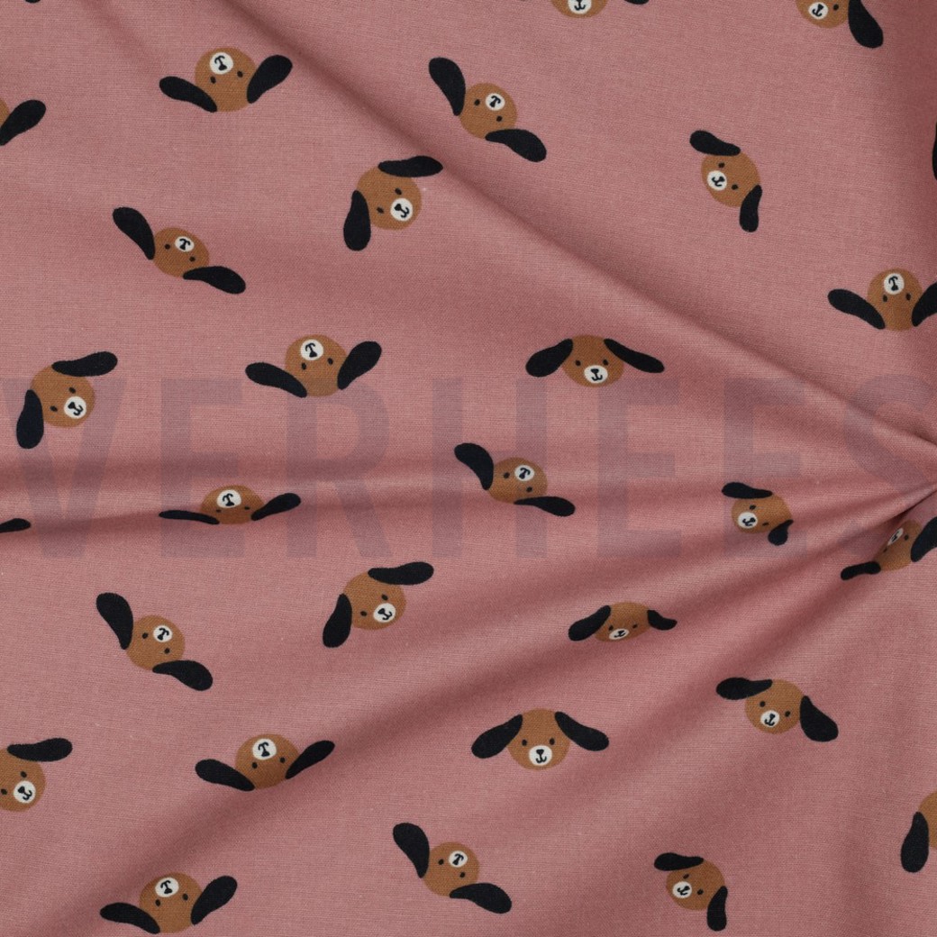 FLANNEL DOGS OLD ROSE #2