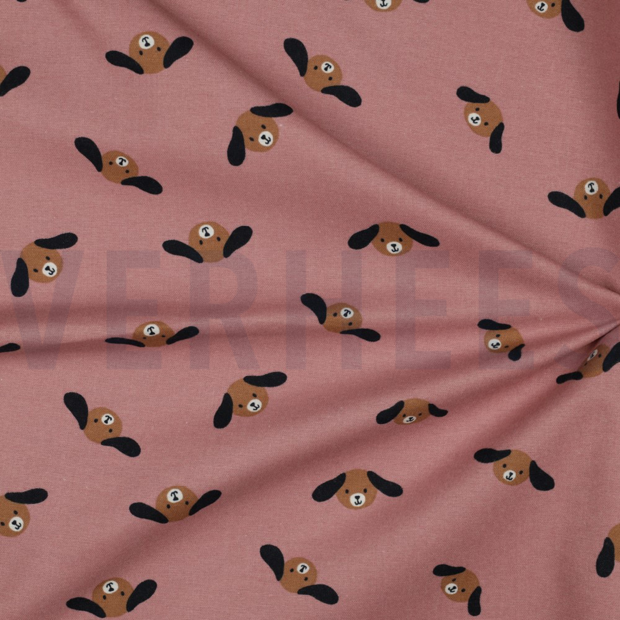 FLANNEL DOGS OLD ROSE (high resolution) #2