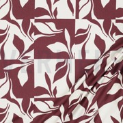 CANVAS ABSTRACT LEAVES BERRY (thumbnail) #2