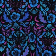 JERSEY DIGITAL FLOWERS BLACK (thumbnail) #2