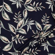 CANVAS LEAVES NAVY (thumbnail) #2