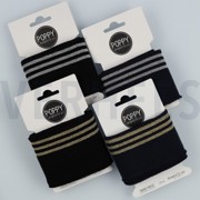 CUFFS LUREX 7CM NAVY SILVER (thumbnail) #2