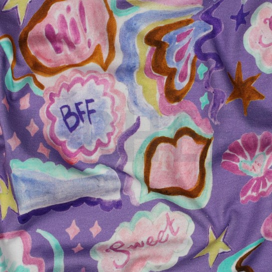 JERSEY DIGITAL SHELLS LAVENDER #7