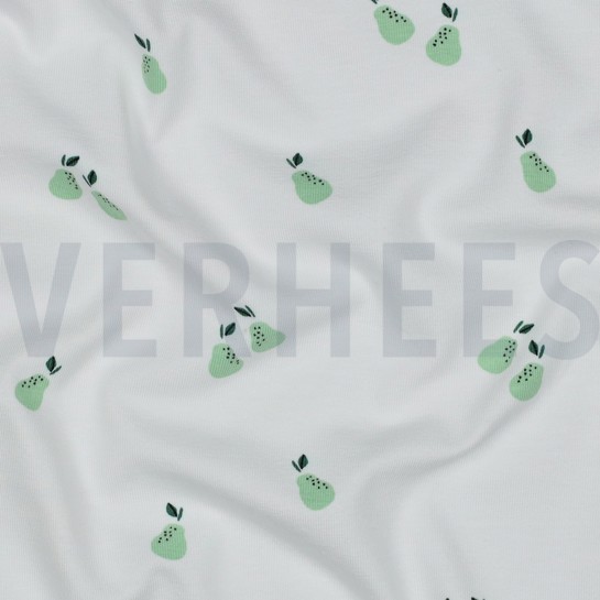 JERSEY GOTS FRUITS WHITE #7