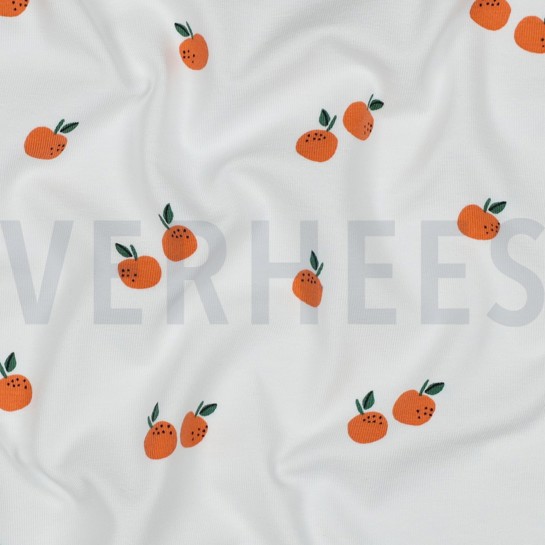 JERSEY GOTS FRUITS WHITE #7