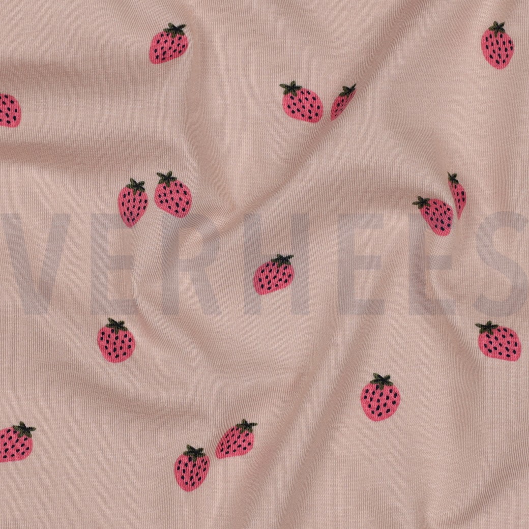 JERSEY GOTS FRUITS LIGHT MAUVE #2