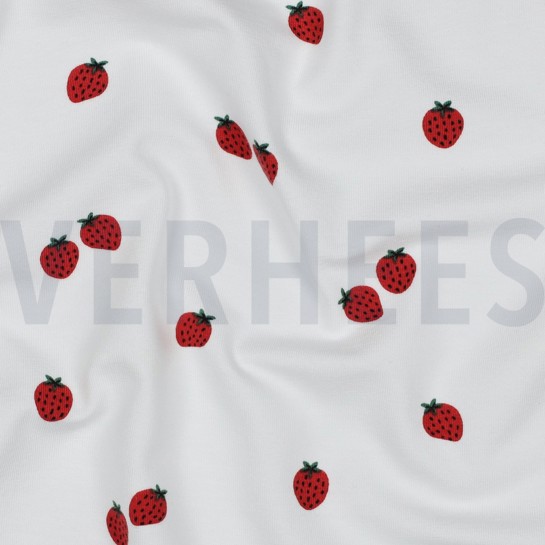 JERSEY GOTS FRUITS WHITE #7