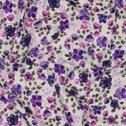 JERSEY GOTS DIGITAL FLOWERS OFF-WHITE / PURPLE (thumbnail) #2