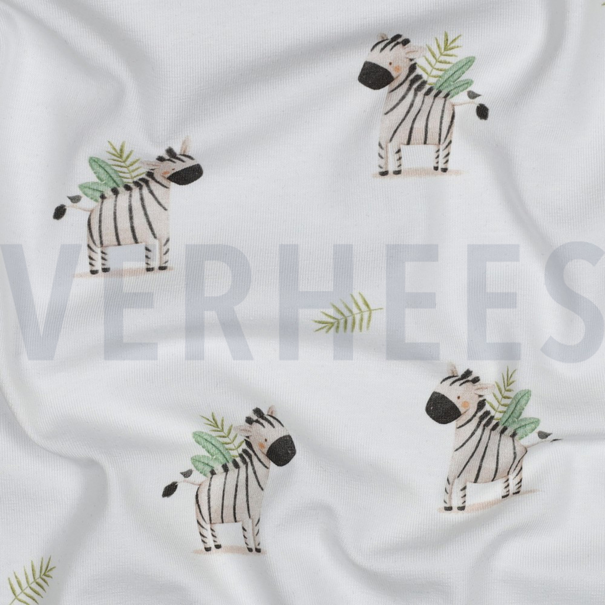 JERSEY GOTS DIGITAL ANIMALS WHITE (high resolution) #2