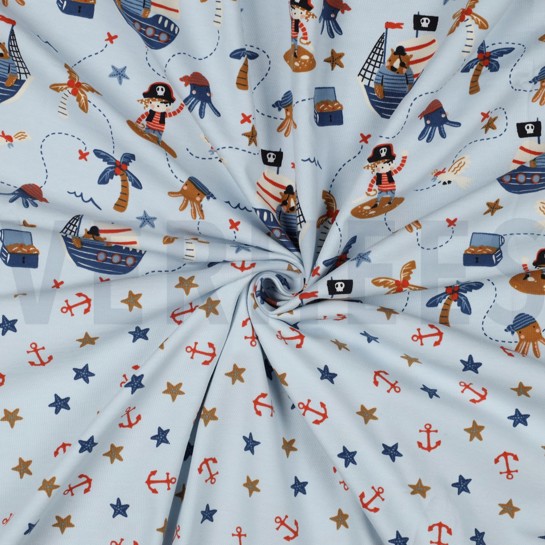 JERSEY PIRATES LIGHT BLUE #7