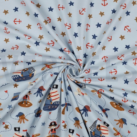 JERSEY PIRATEN LICHTBLAUW #7