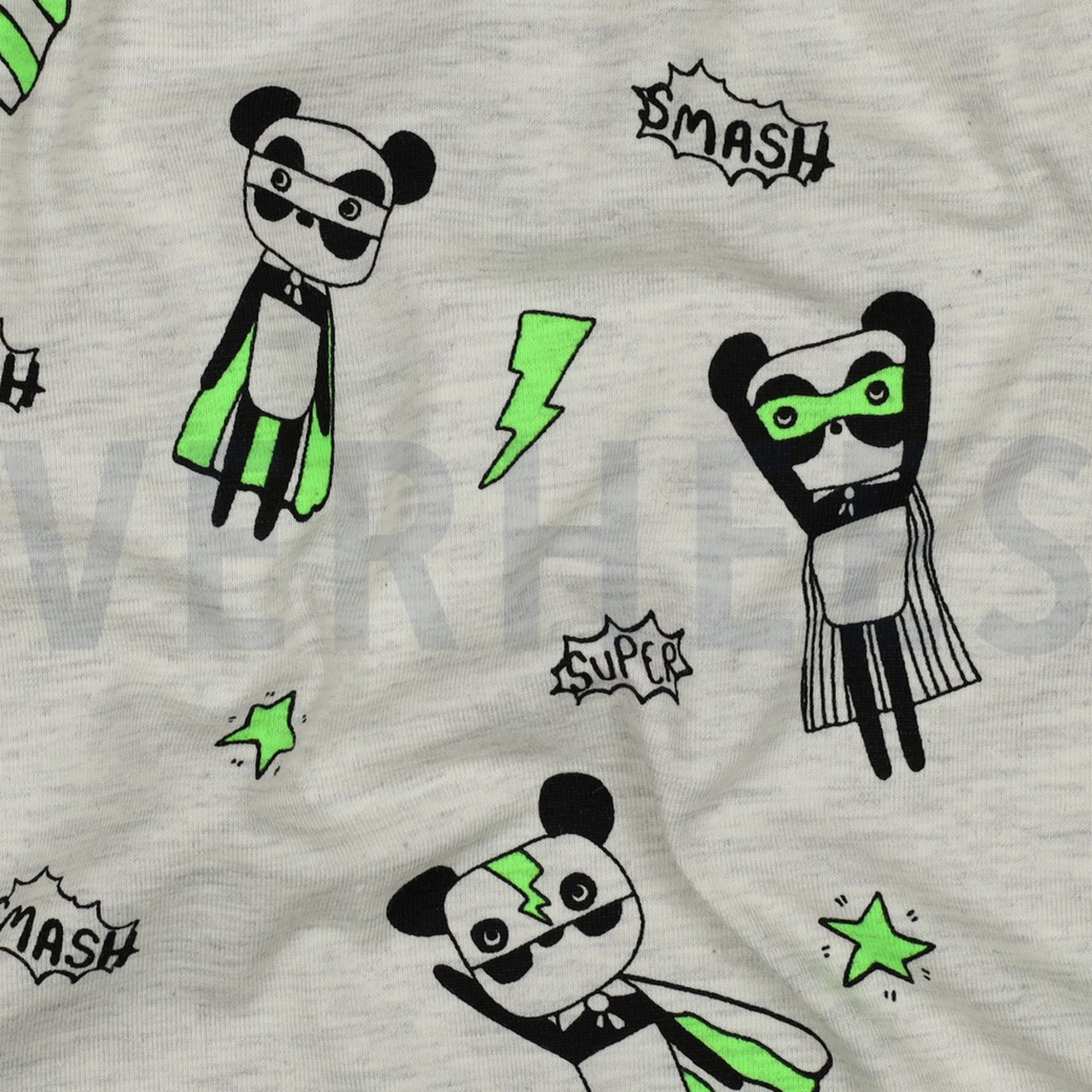 JERSEY MELANGE NEON SUPER HEROES ECRU (high resolution) #2