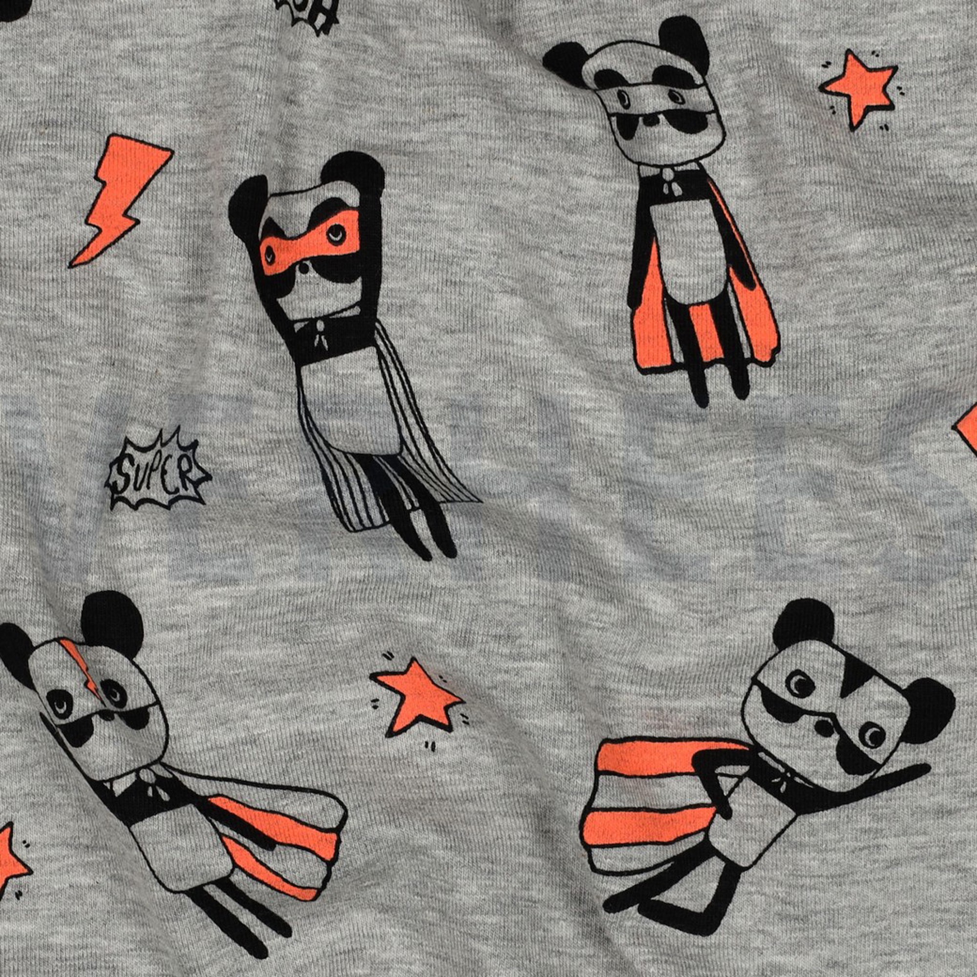 JERSEY MELANGE NEON SUPER HEROES LIGHT GREY (high resolution) #2
