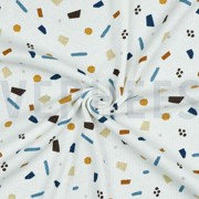 RIB JERSEY SPICKLES WHITE (thumbnail) #2