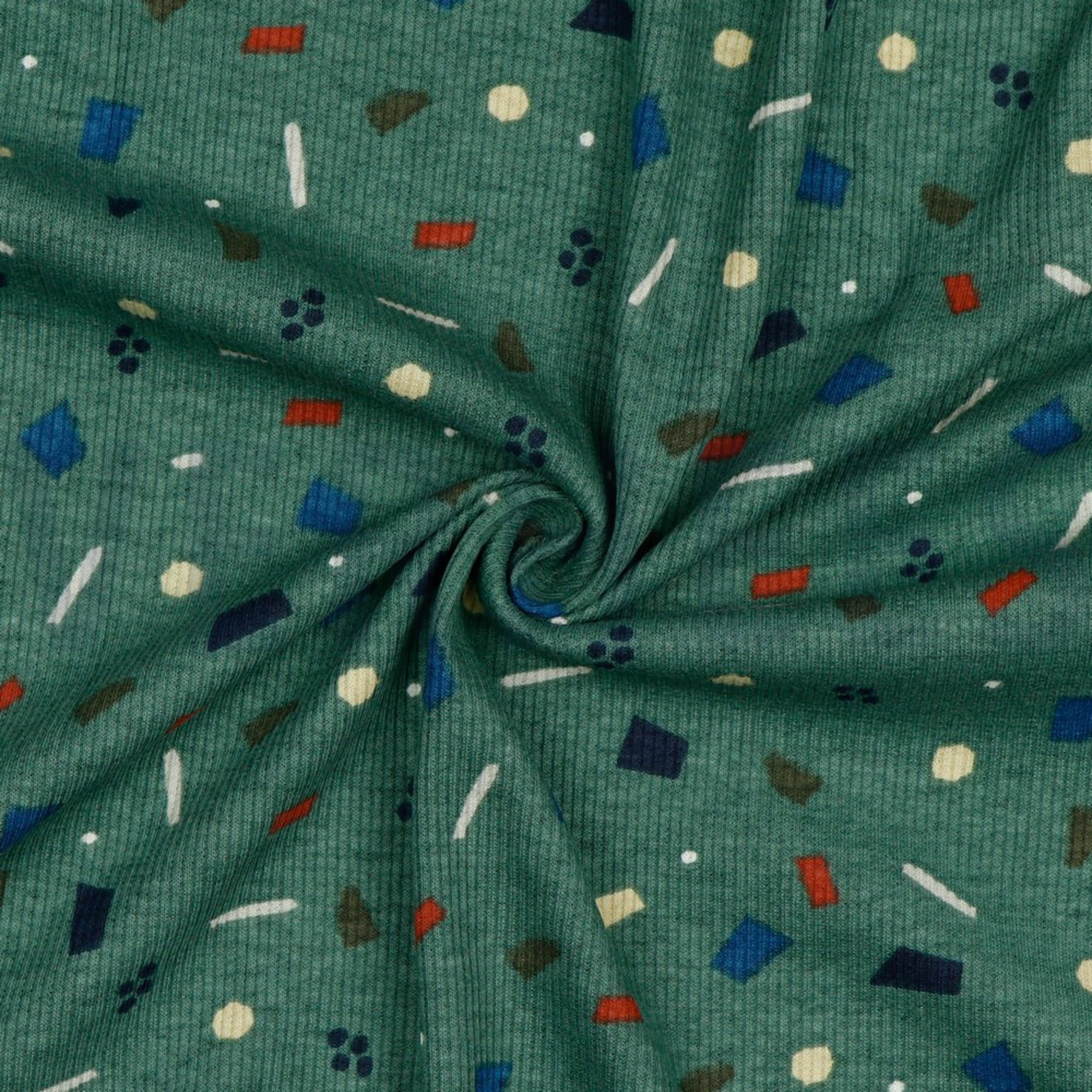 RIB JERSEY SPICKLES OLD GREEN (high resolution) #2
