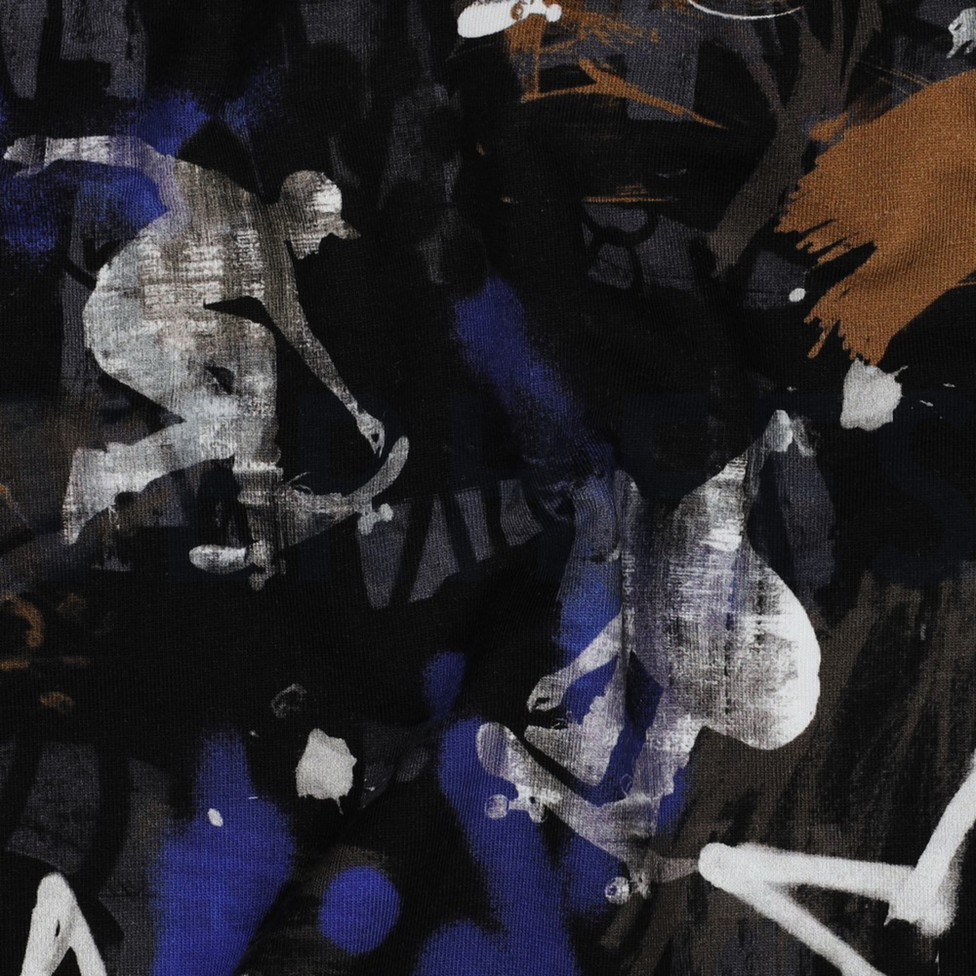 FRENCH TERRY DIGITAL GRAFFITI BLACK (high resolution) #2