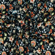 RIB JERSEY DIGITAL FLOWERS NAVY (thumbnail) #2