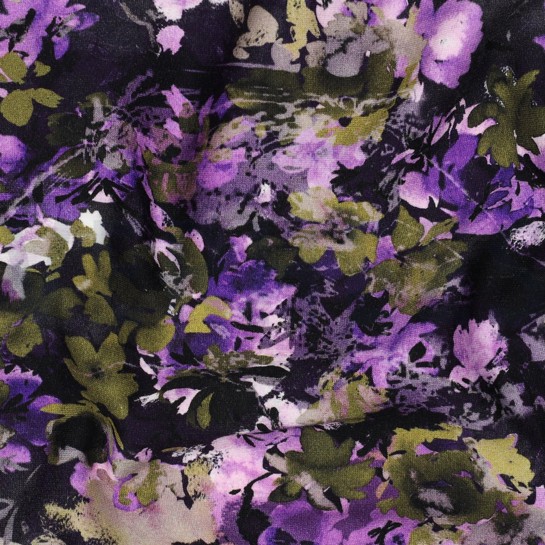 SWEAT DIGITAL FLOWERS PURPLE #7