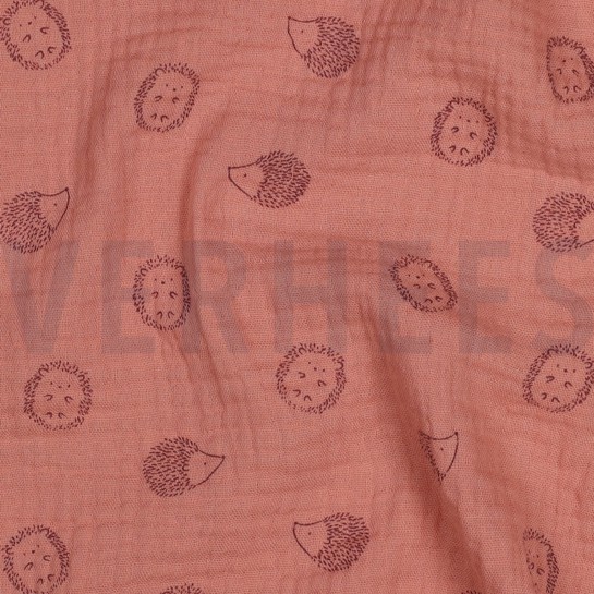 DOUBLE GAUZE HEDGEHOG BLUSH #7