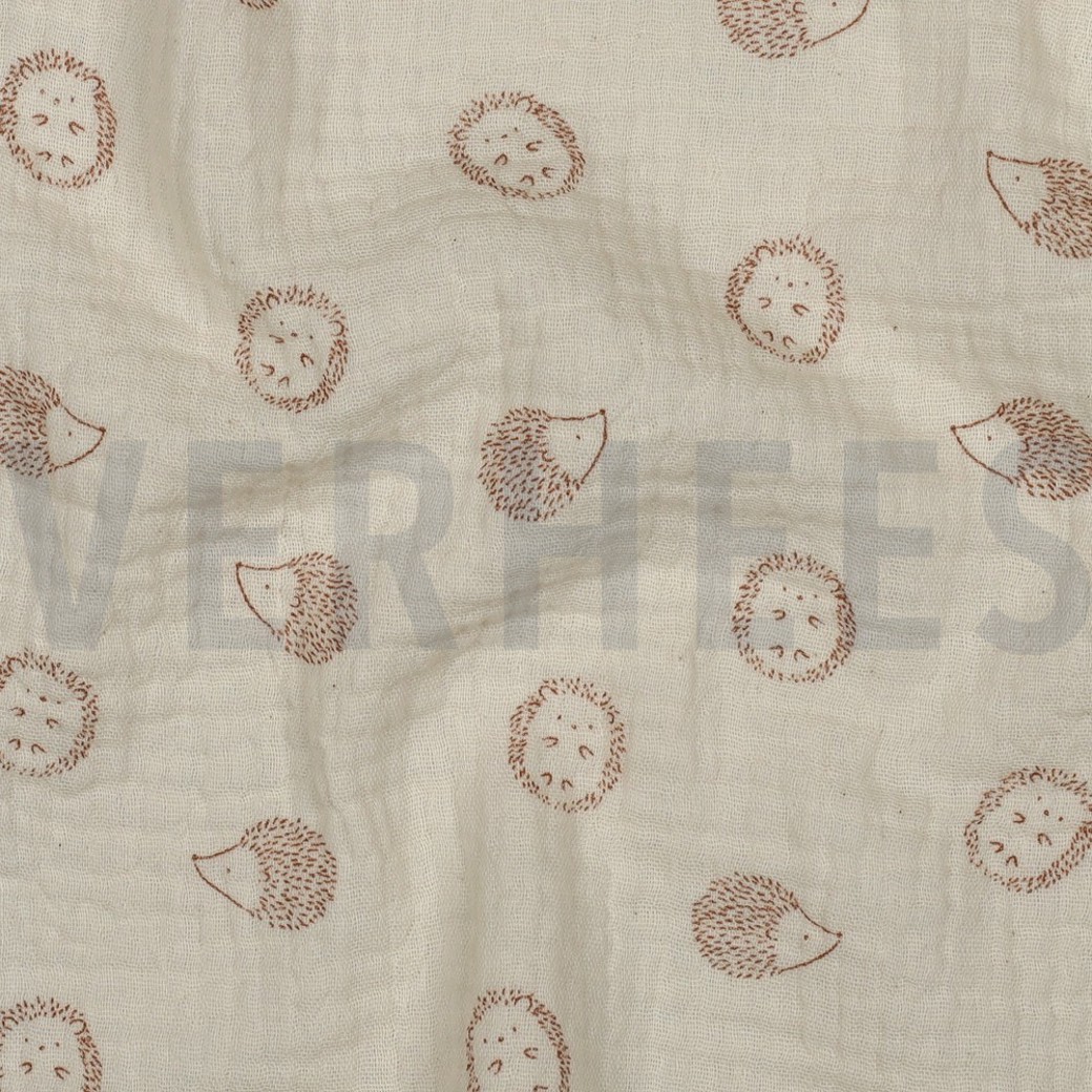 DOUBLE GAUZE HEDGEHOG NATURAL #2