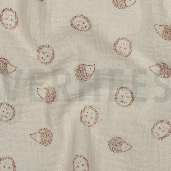 DOUBLE GAUZE HEDGEHOG NATURAL #7