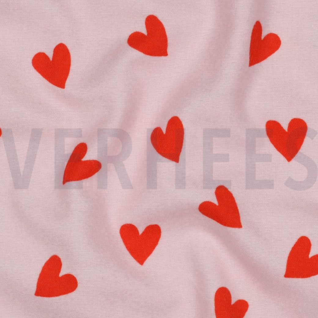 FLANNEL HEARTS PINK #2