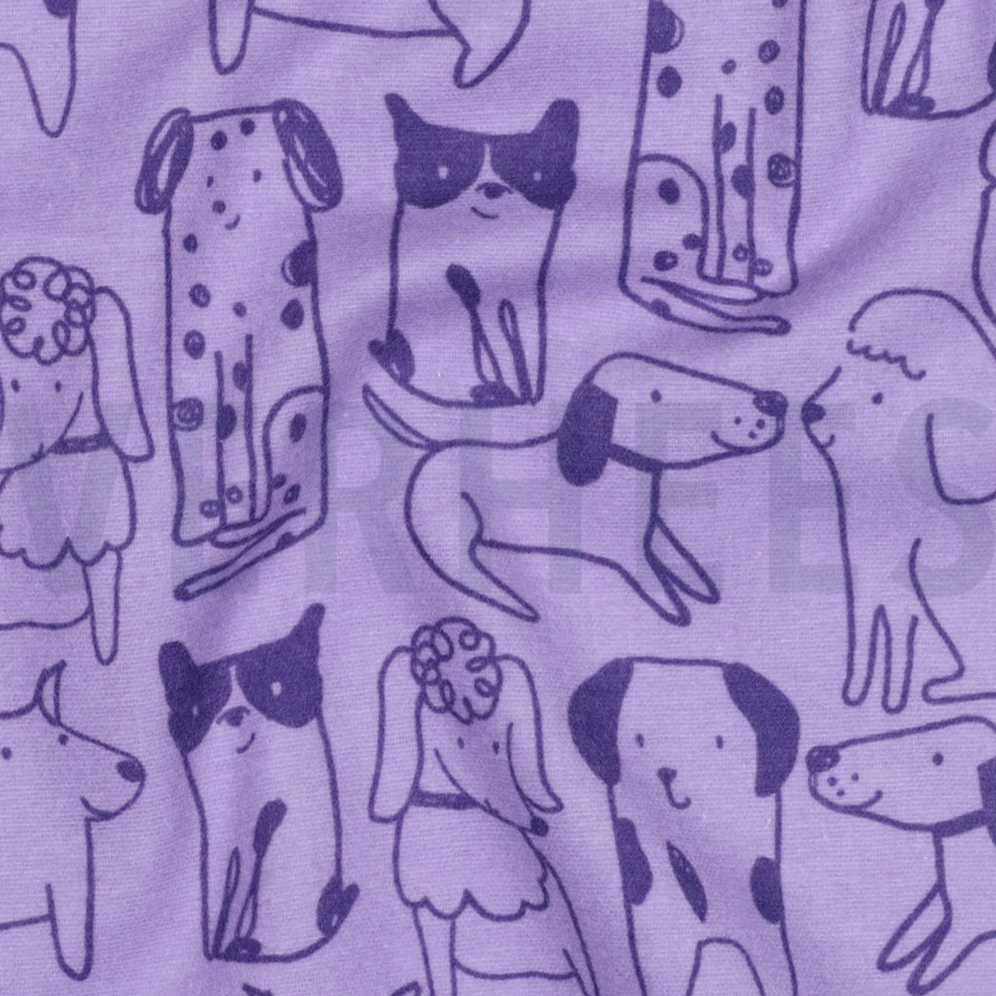 FLANNEL DOGS PURPLE (high resolution) #2