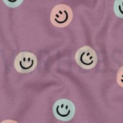 FLANNEL HAPPY FACES LAVENDER (thumbnail) #2