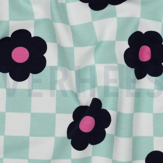 SOFT SWEAT FLOWERS GREEN #7