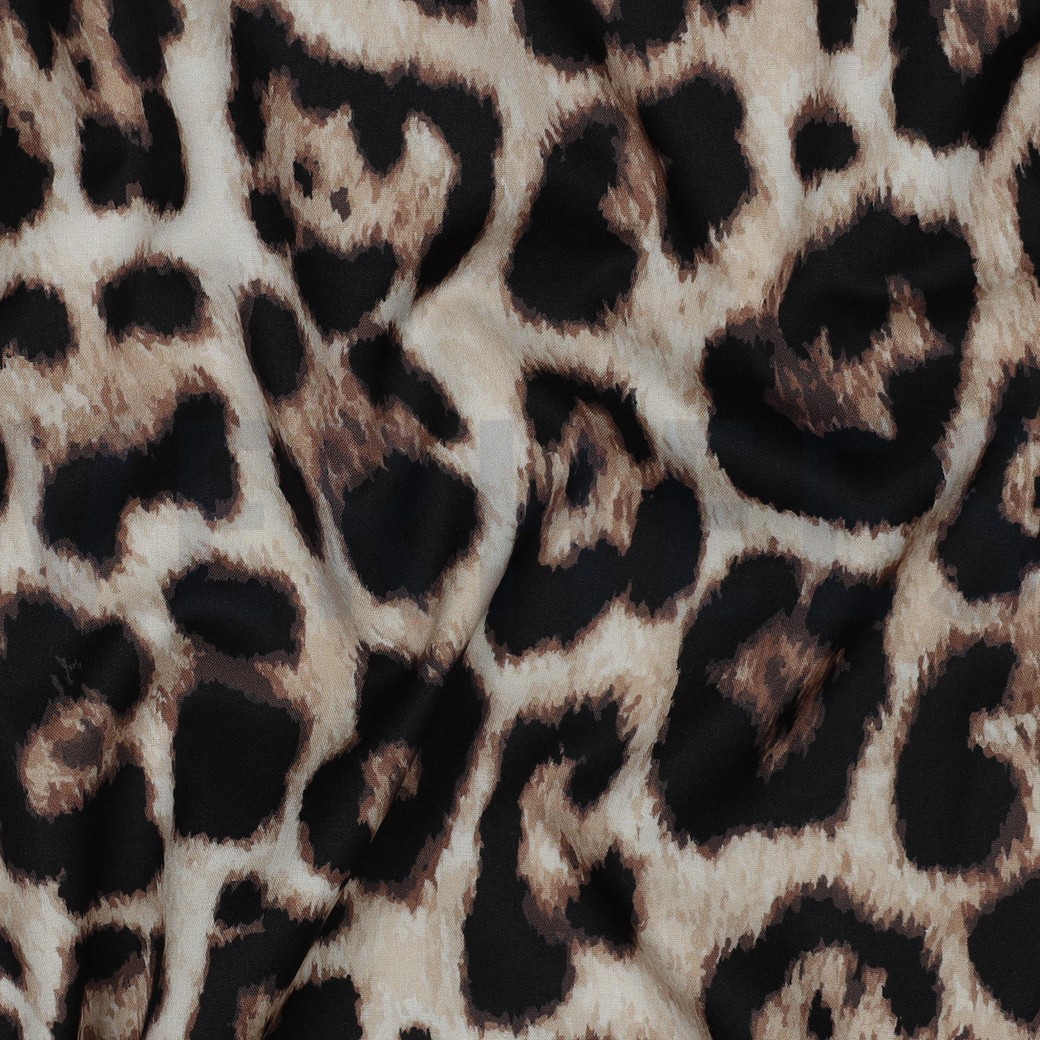MAGNOLIA STRETCH DIGITAL ANIMAL SKIN BROWN #2