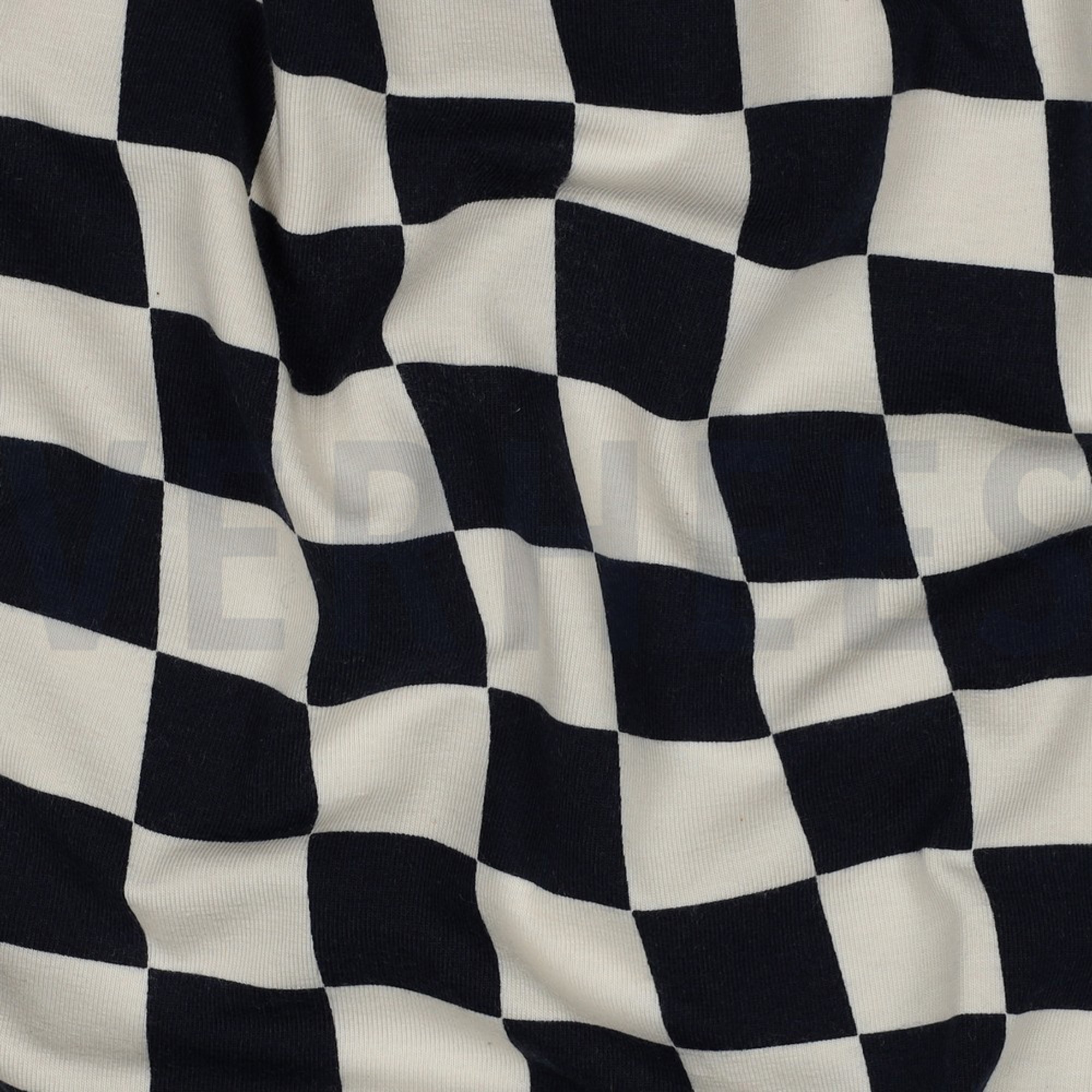 JERSEY GOTS NATURAL CHECKS NATURAL (high resolution) #2