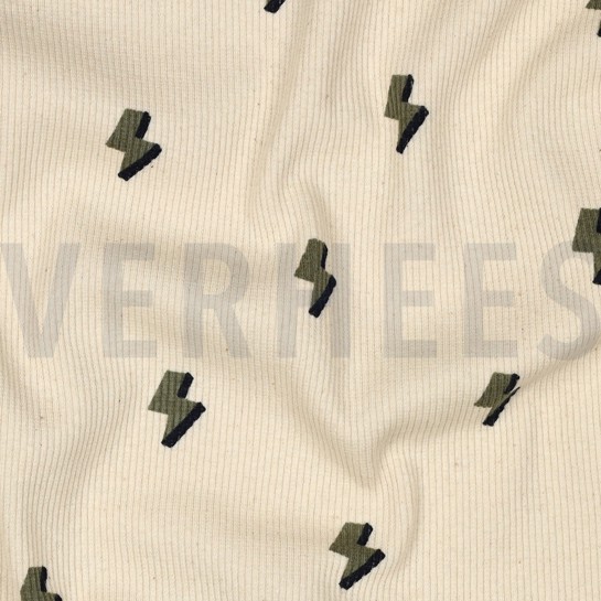 RIB JERSEY GOTS NATURAL LIGHTNING NATURAL #7