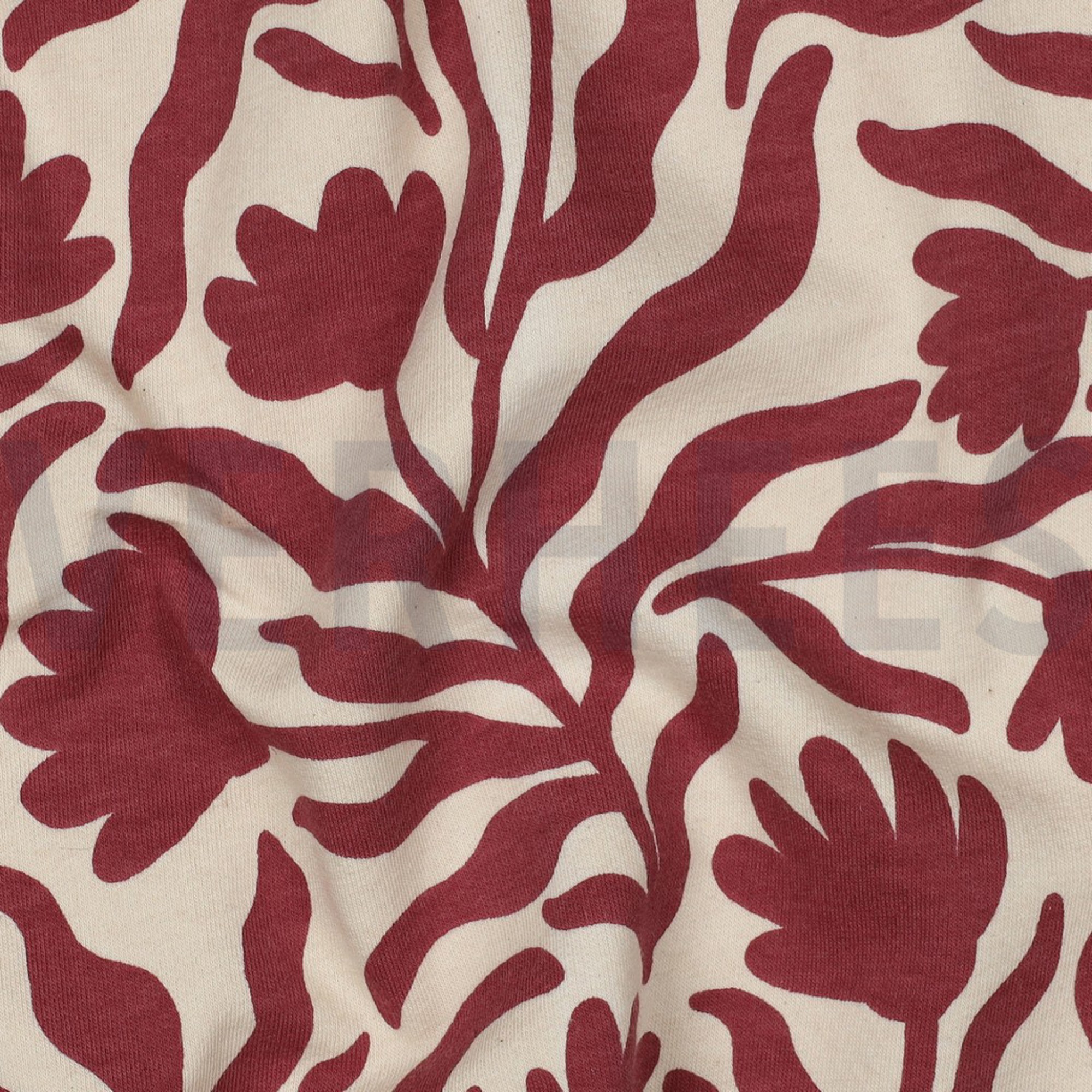 SWEAT NATURAL FLOWERS BORDEAUX (high resolution) #2