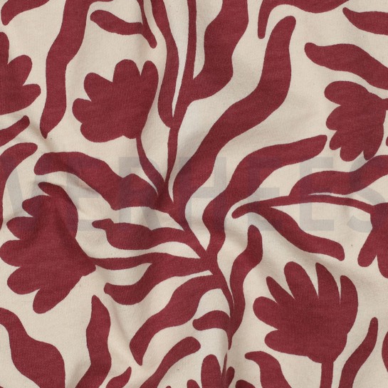 SWEAT NATURAL FLOWERS BORDEAUX #7