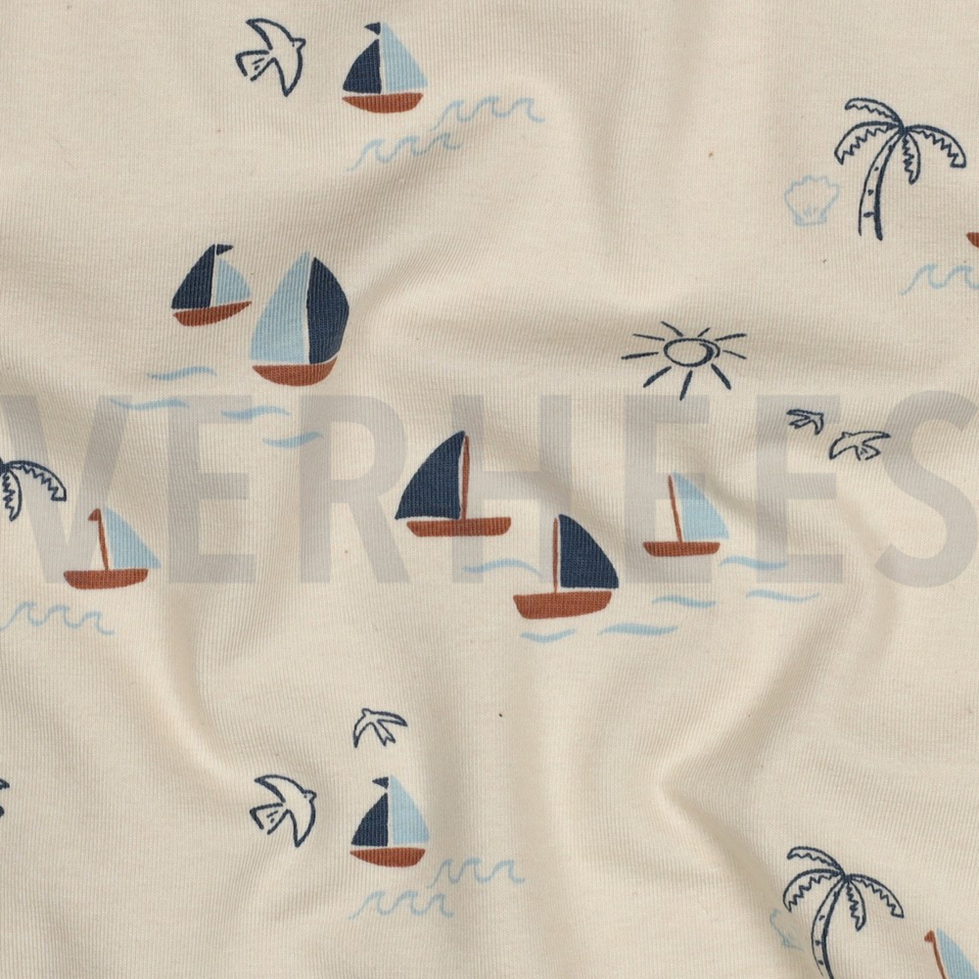 JERSEY GOTS NATURAL BOATS NATURAL (high resolution) #2