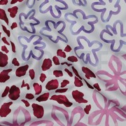 ROYAL MICRO SATIN DIGITAL ABSTRACT WHITE (thumbnail) #2