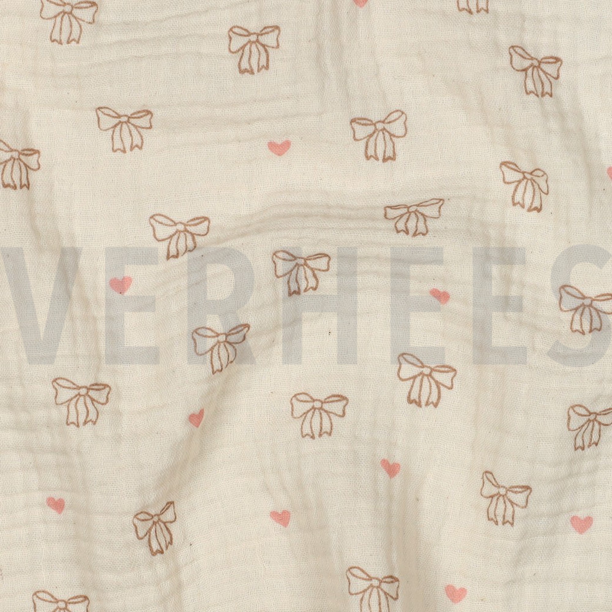DOUBLE GAUZE GOTS NATURAL BOWS NATURAL (high resolution) #2