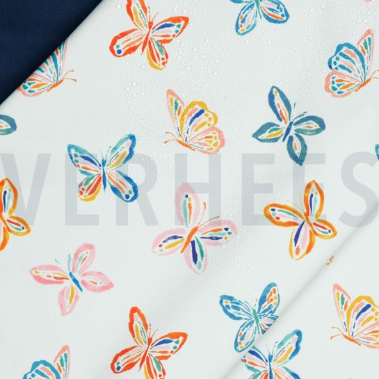 SOFTSHELL DIGITAL BUTTERFLIES WHITE #7