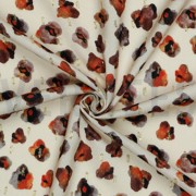 VISCOSE LUREX DIGITAL ANIMAL SKIN SAND (thumbnail) #2