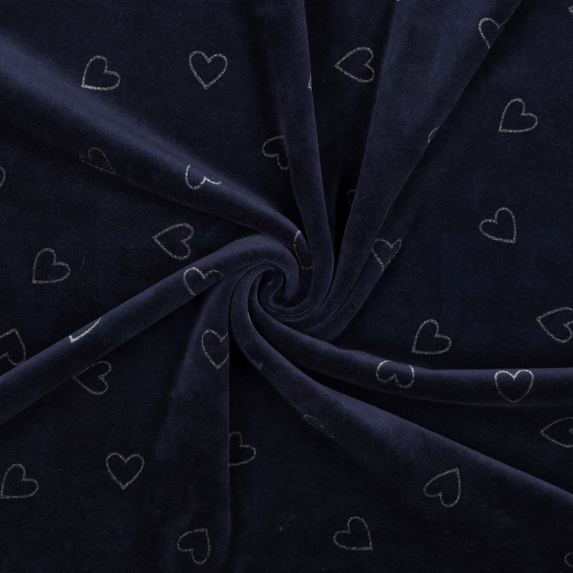 NICKY GLITTER HEARTS NAVY (high resolution) #2