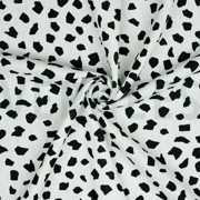 LINEN VISCOSE WASHED DOTS WHITE (thumbnail) #2